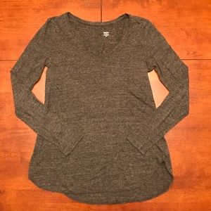 Mossimo V-Neck, Long-Sleeved Shirt